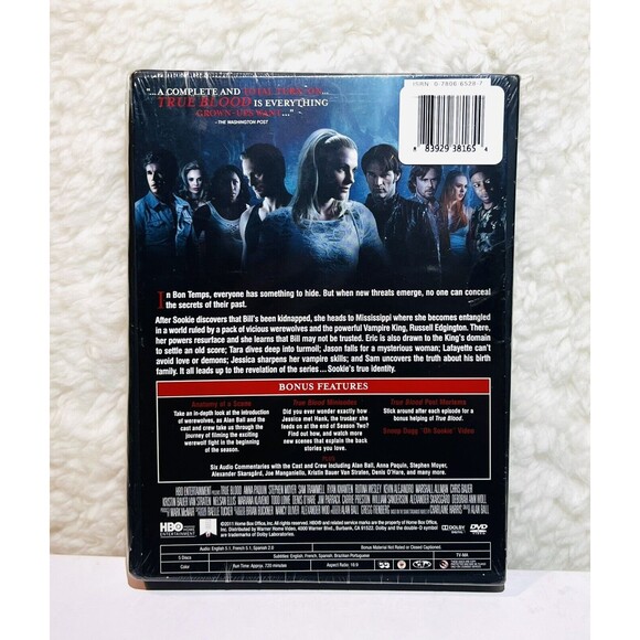 True Blood: The Complete Third Season (DVD, 2011, 5-Disc Set) New Factory Sealed - Picture 4 of 4